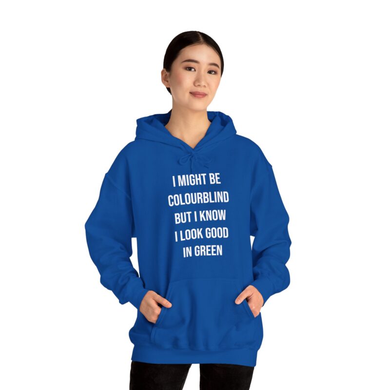 Colourblind Funny Graphic Meme Hoodie - Image 110