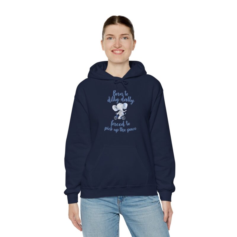 Born to Dilly Dally Retro Graphic Meme Hoodie - Image 125