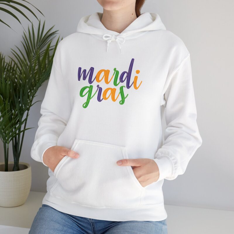 Retro Mardi Gras Carnival Hoodie - Image 13