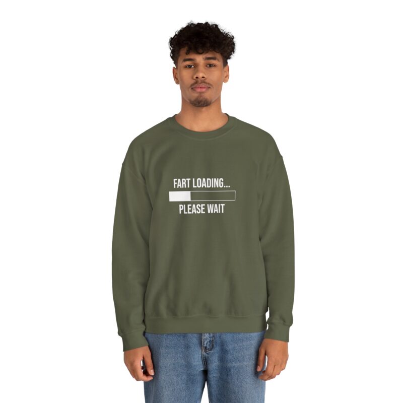 Fart Loading Funny Meme Sweatshirt - Image 60