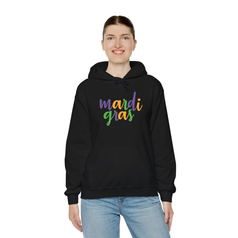 Retro Mardi Gras Carnival Hoodie - Image 21