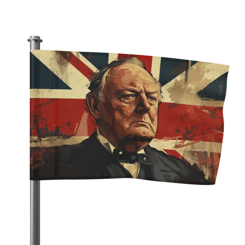 Winston Churchill Union Jack Flag - Image 9