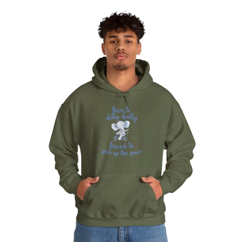 Born to Dilly Dally Retro Graphic Meme Hoodie - Image 59