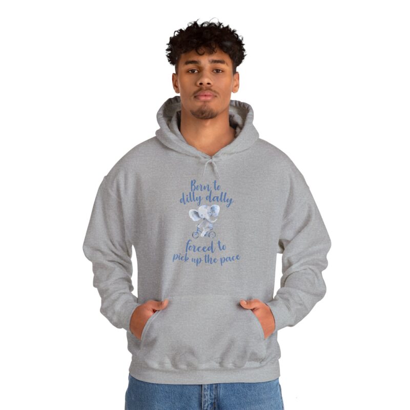 Born to Dilly Dally Retro Graphic Meme Hoodie - Image 46