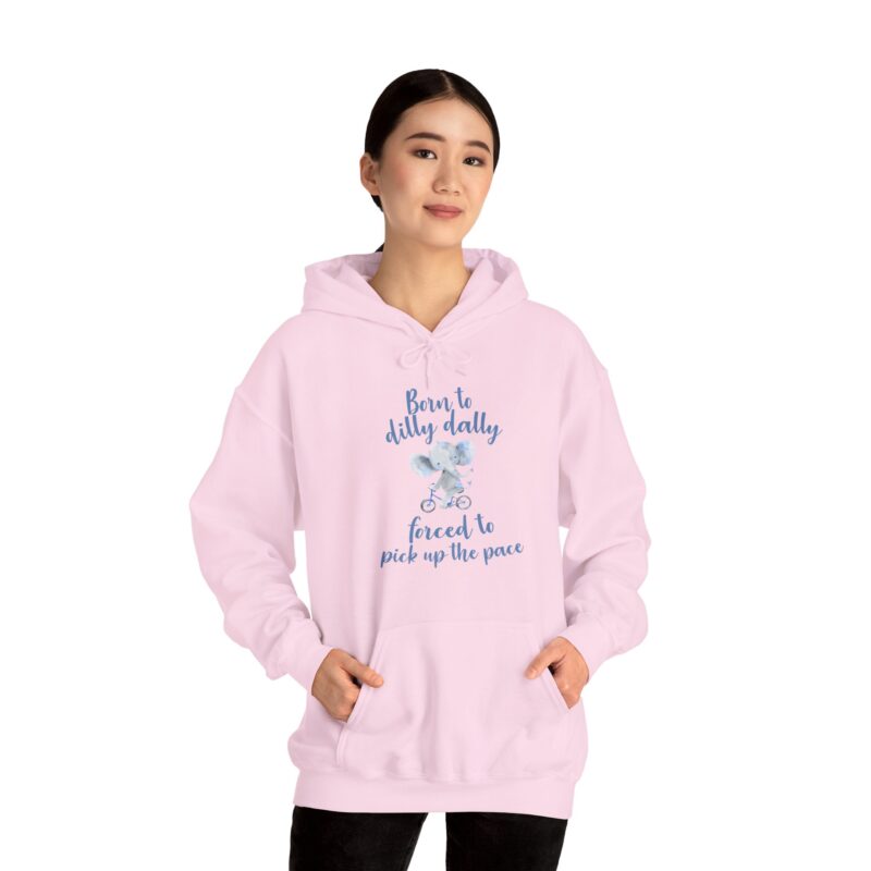 Born to Dilly Dally Retro Graphic Meme Hoodie - Image 136