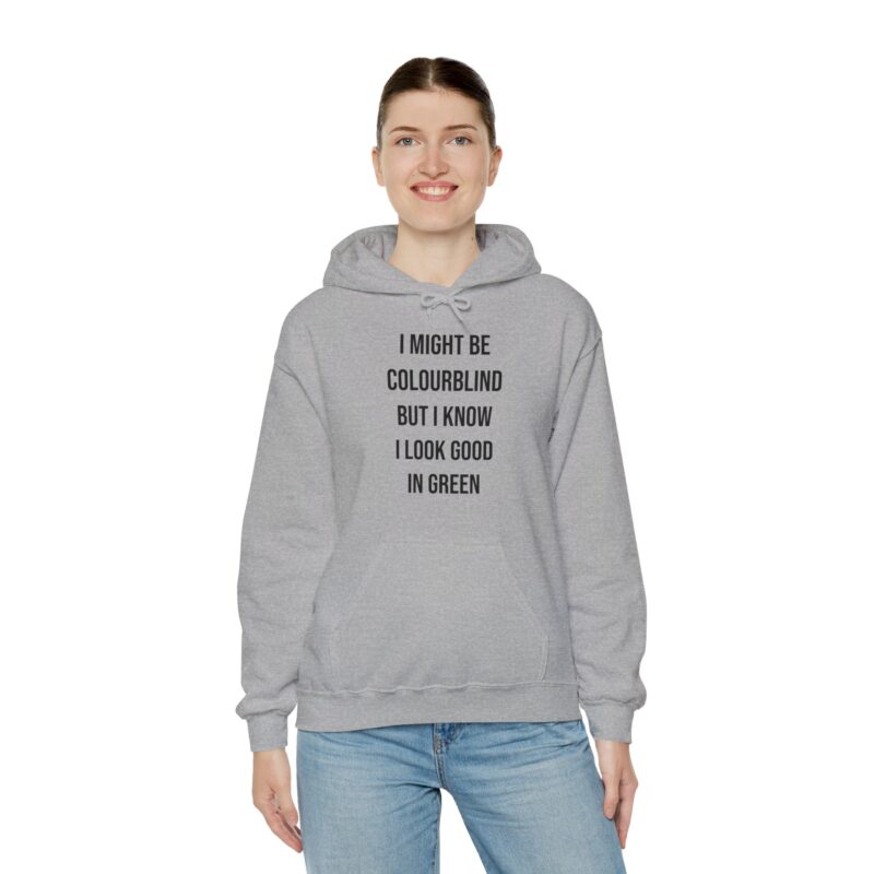 Colourblind Funny Graphic Meme Hoodie - Image 47