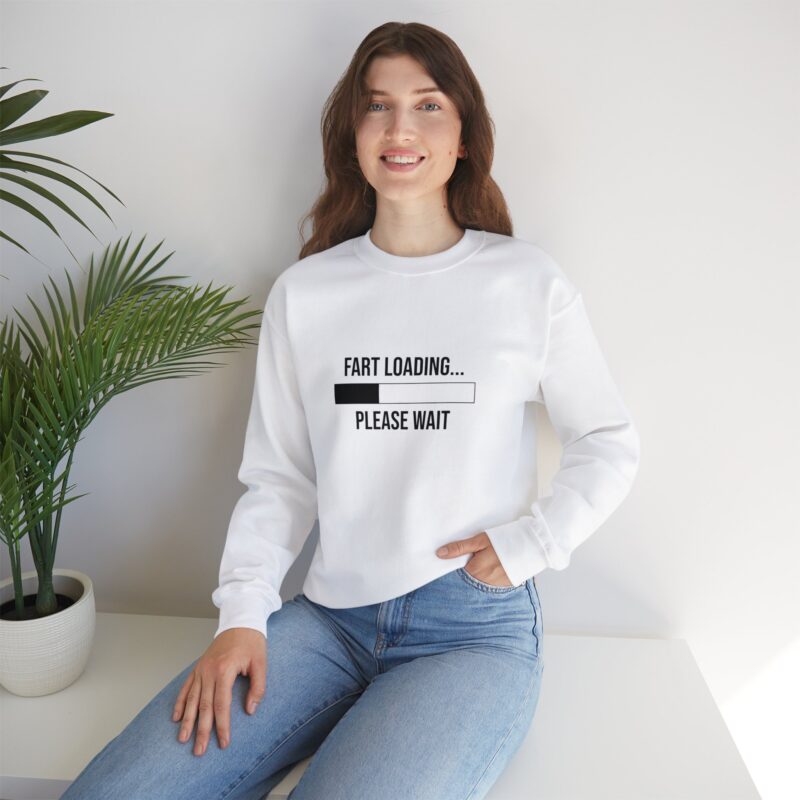 Fart Loading Funny Meme Sweatshirt - Image 11