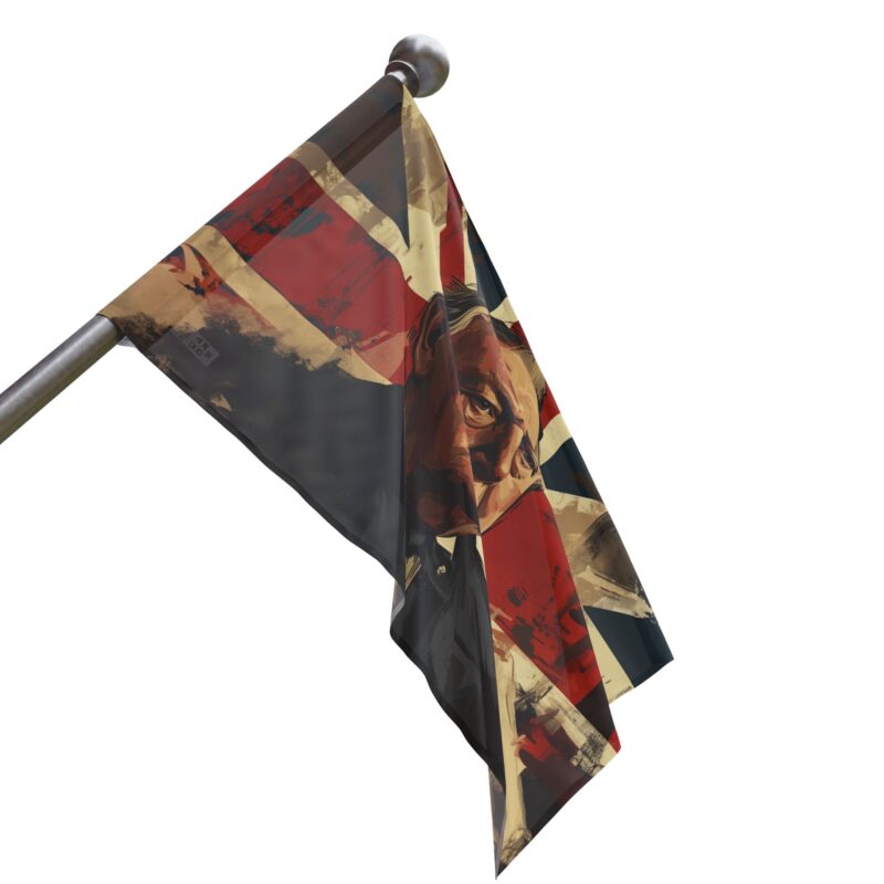 Winston Churchill Union Jack Flag - Image 5