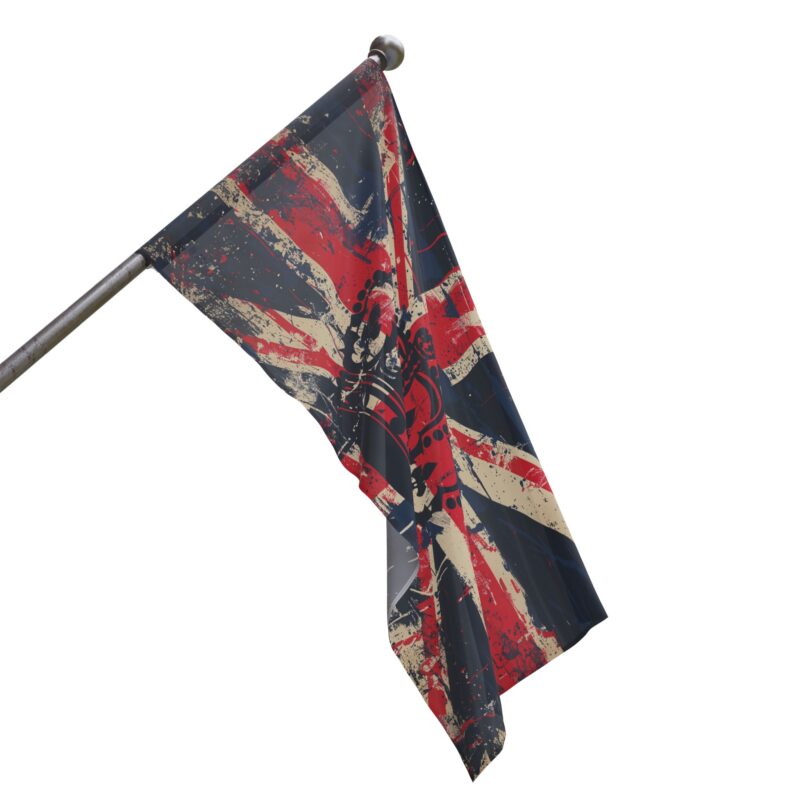 Union Jack Flag with British Crown - Image 15