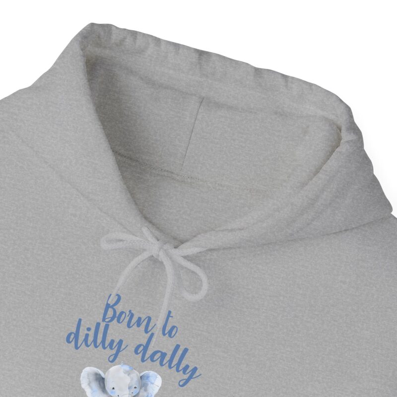 Born to Dilly Dally Retro Graphic Meme Hoodie - Image 44