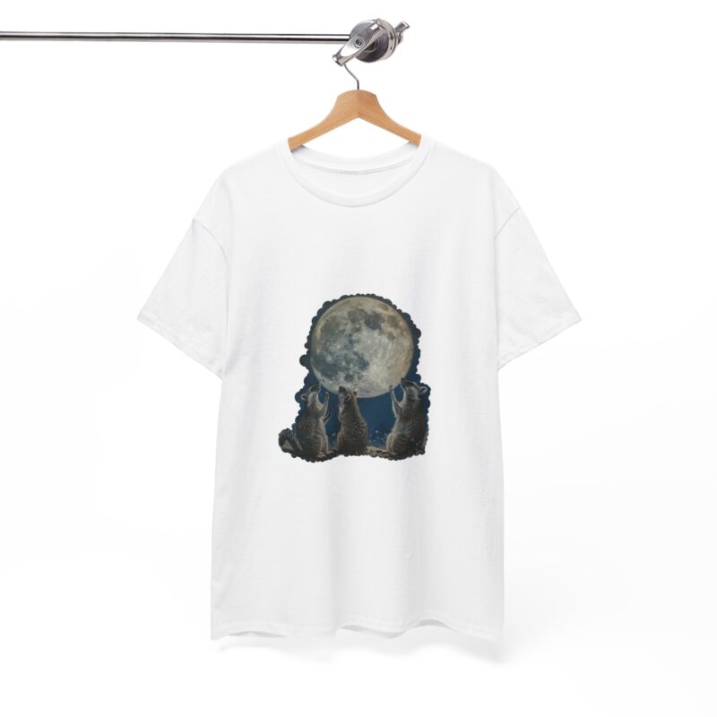 Vintage Funny Three Racoons Moon Retro T-Shirt - Image 7