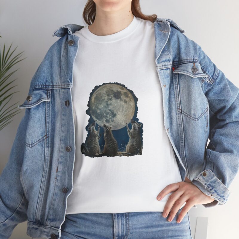 Vintage Funny Three Racoons Moon Retro T-Shirt - Image 23