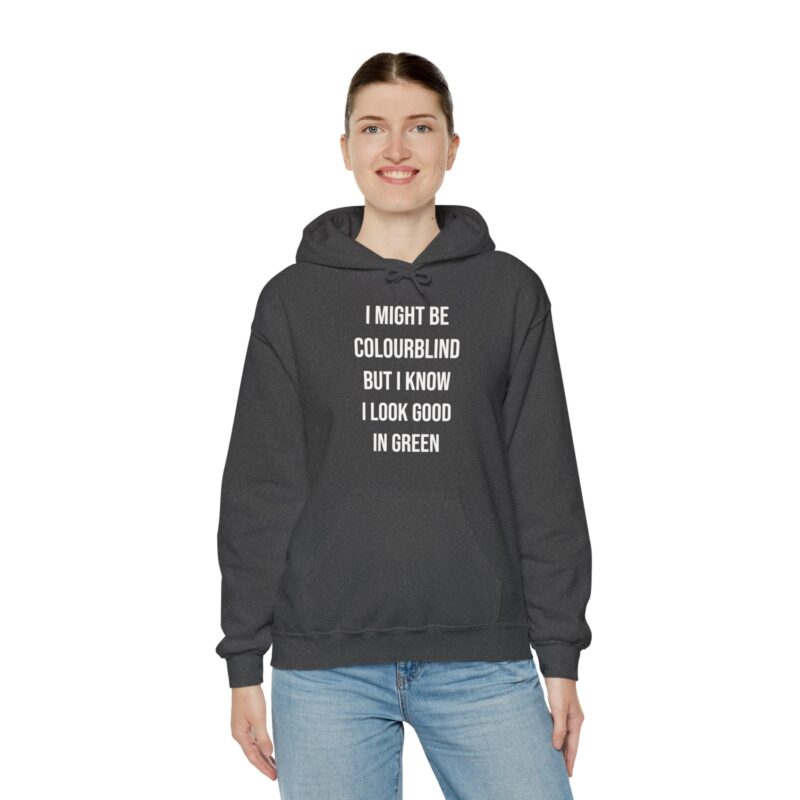 Colourblind Funny Graphic Meme Hoodie - Image 86