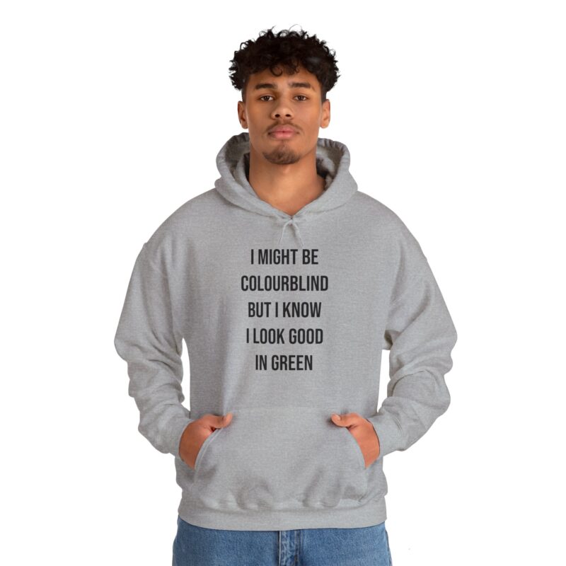 Colourblind Funny Graphic Meme Hoodie - Image 46