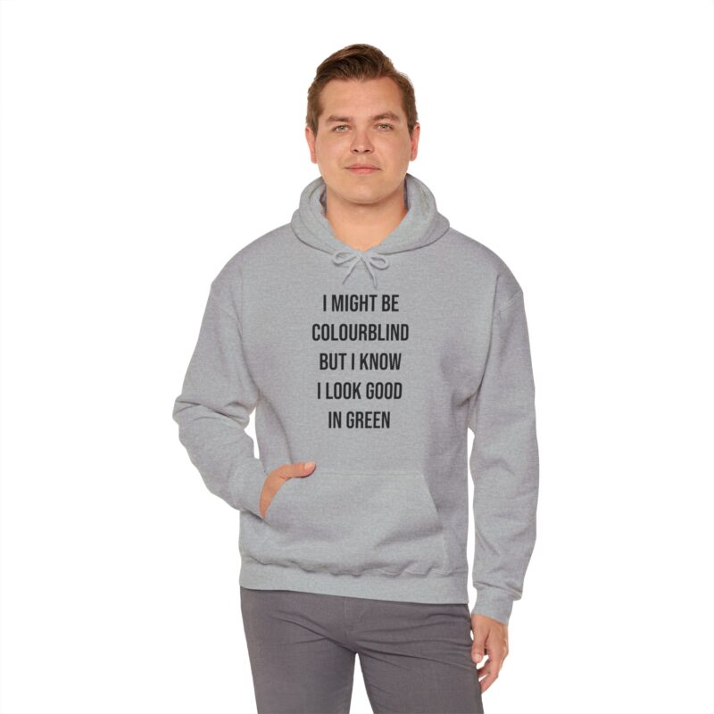 Colourblind Funny Graphic Meme Hoodie - Image 48