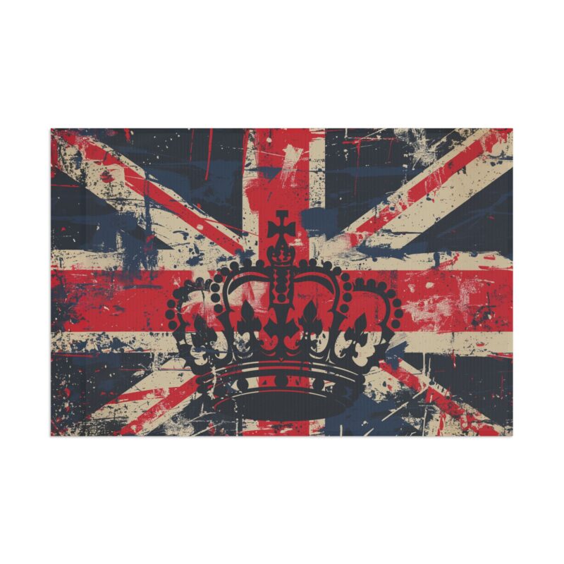 Union Jack Flag with British Crown - Image 2