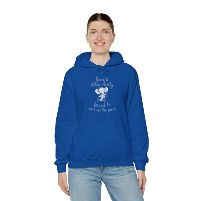 Born to Dilly Dally Retro Graphic Meme Hoodie - Image 112