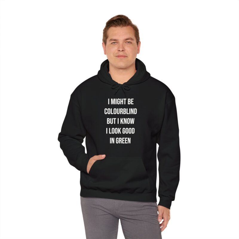 Colourblind Funny Graphic Meme Hoodie - Image 22