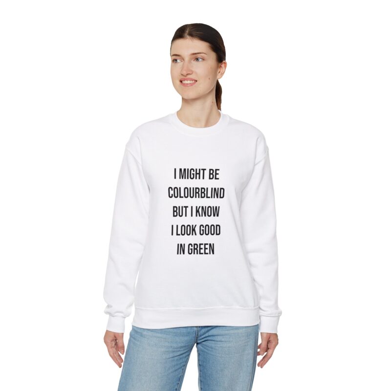 Colourblind Funny Graphic Meme Sweatshirt - Image 8