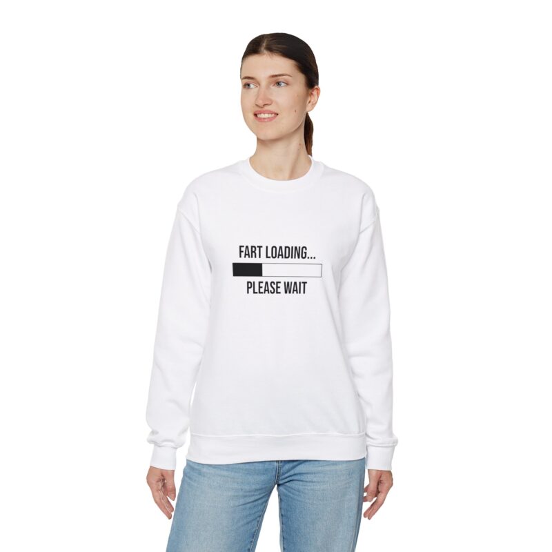 Fart Loading Funny Meme Sweatshirt - Image 8