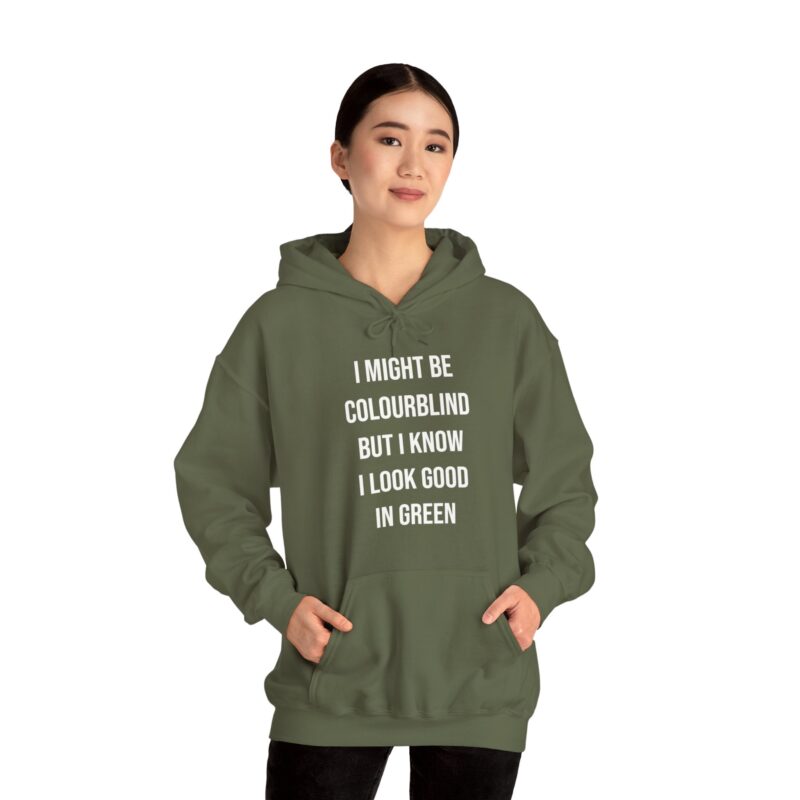 Colourblind Funny Graphic Meme Hoodie - Image 58