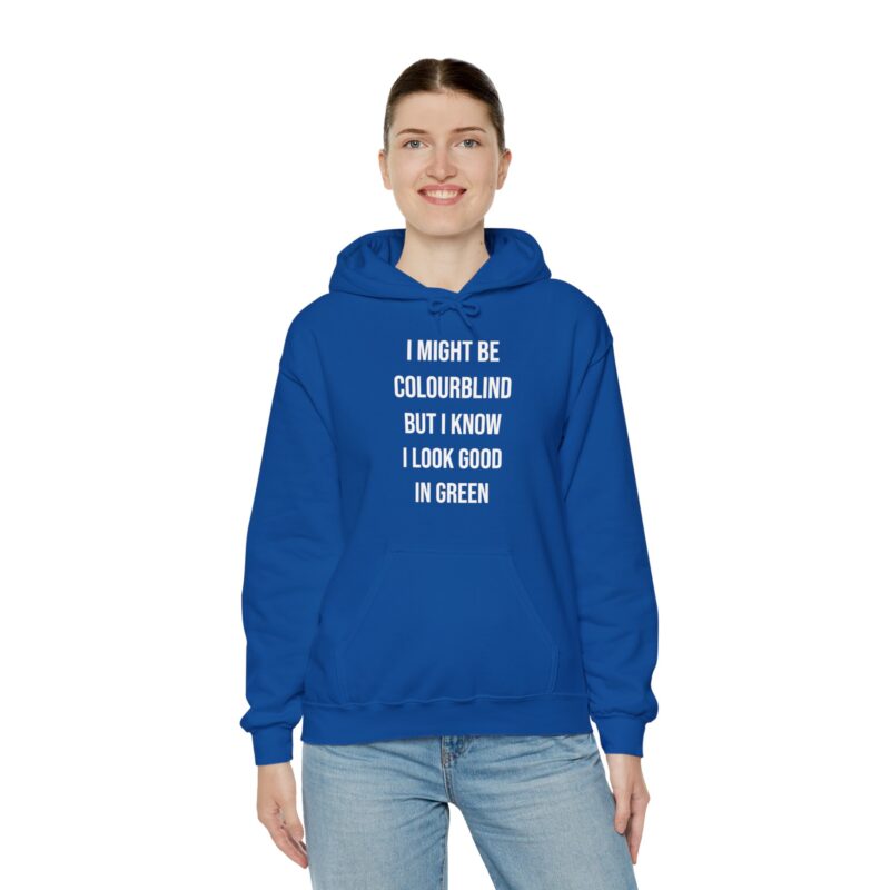 Colourblind Funny Graphic Meme Hoodie - Image 112