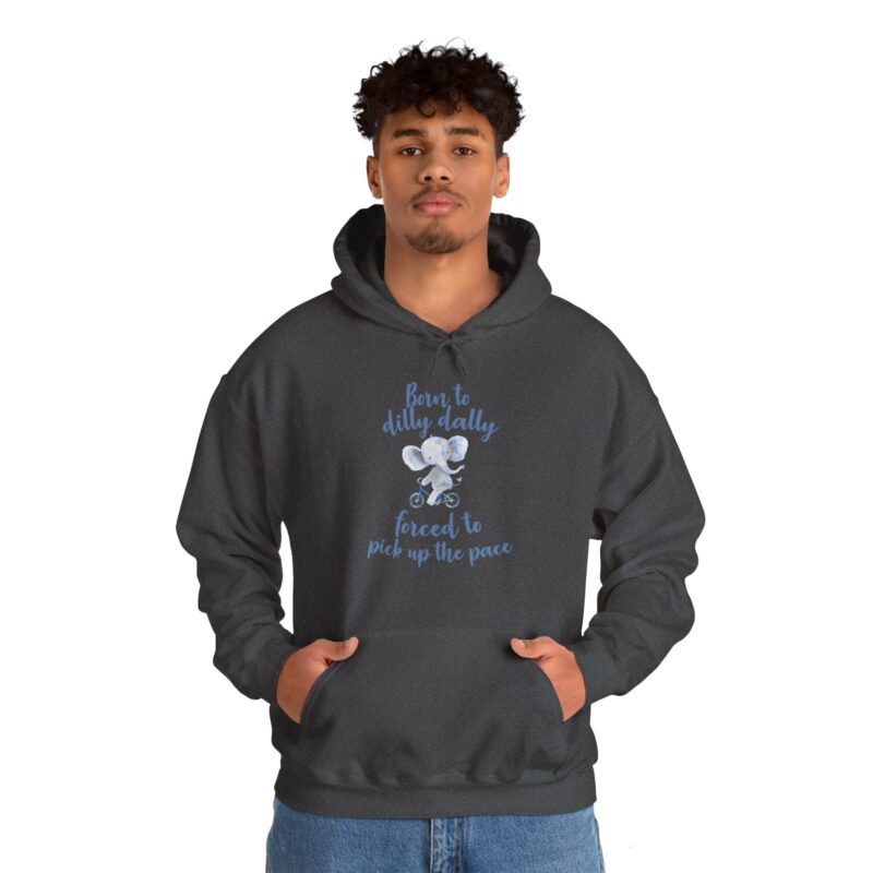 Born to Dilly Dally Retro Graphic Meme Hoodie - Image 85