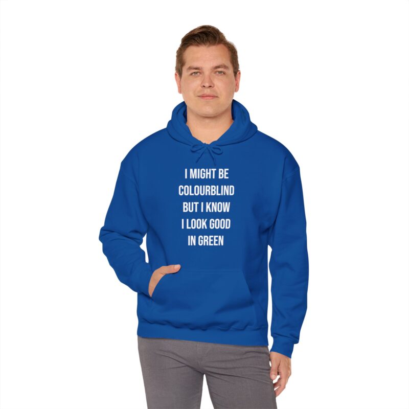 Colourblind Funny Graphic Meme Hoodie - Image 113