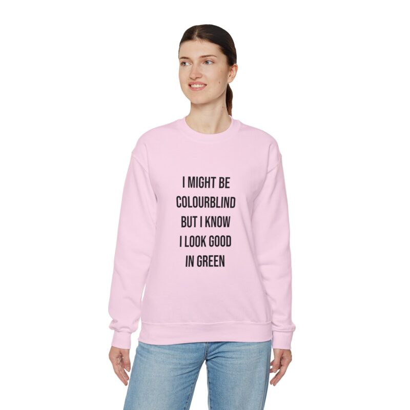 Colourblind Funny Graphic Meme Sweatshirt - Image 118