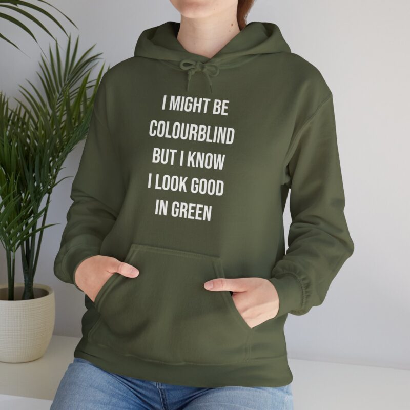 Colourblind Funny Graphic Meme Hoodie - Image 65