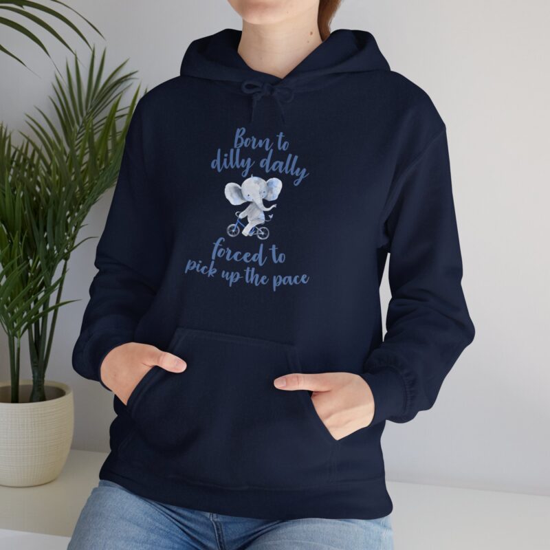 Born to Dilly Dally Retro Graphic Meme Hoodie - Image 130