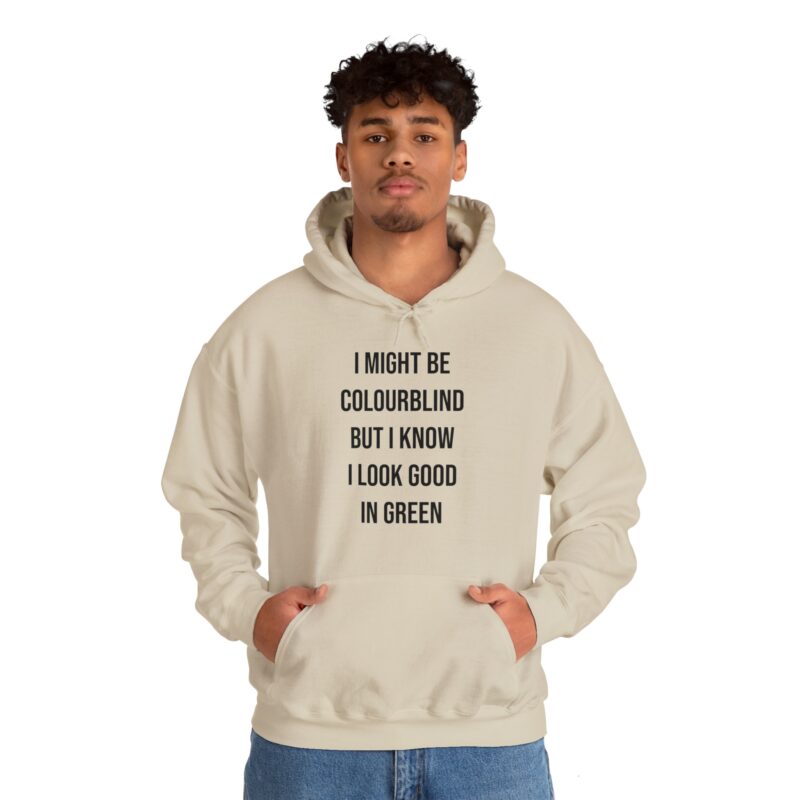 Colourblind Funny Graphic Meme Hoodie - Image 33