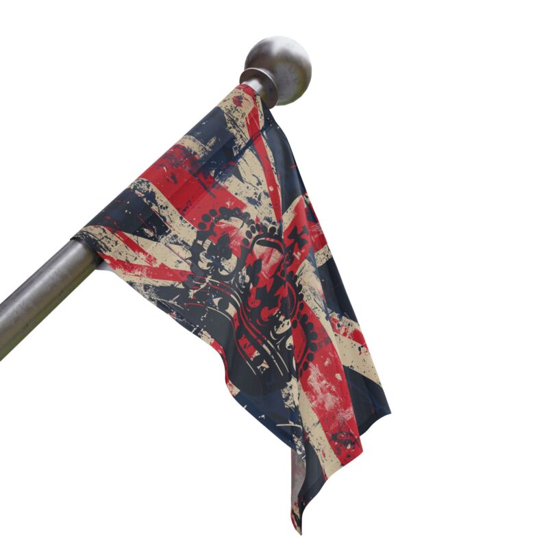 Union Jack Flag with British Crown - Image 10