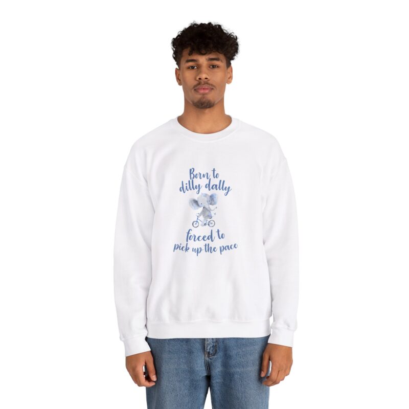 Born to Dilly Dally Retro Graphic Sweatshirt - Image 5