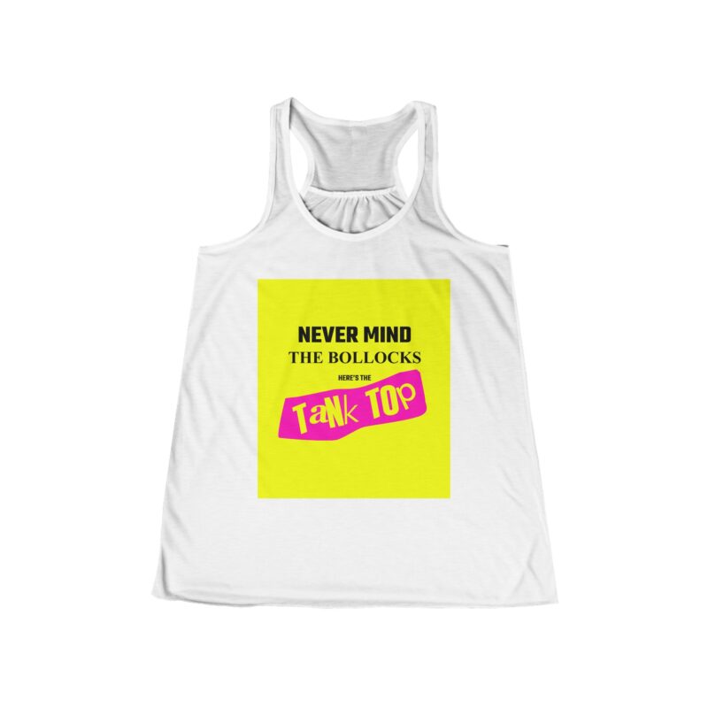 Never Mind the Bollocks Women's Flowy Racerback Tank