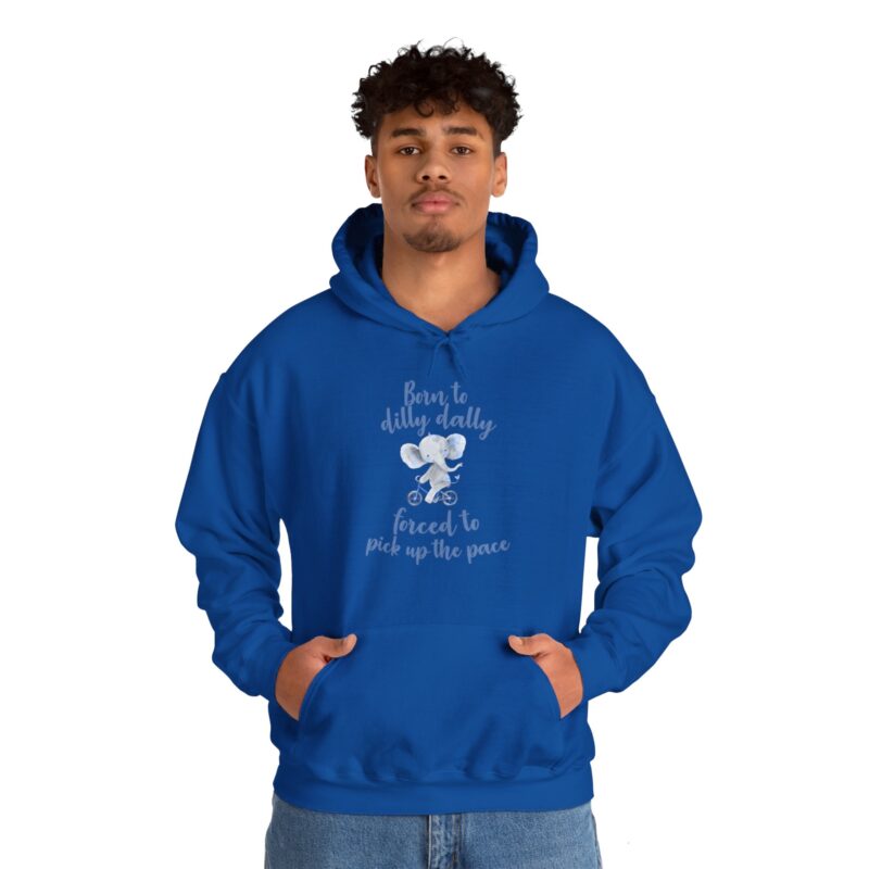 Born to Dilly Dally Retro Graphic Meme Hoodie - Image 111