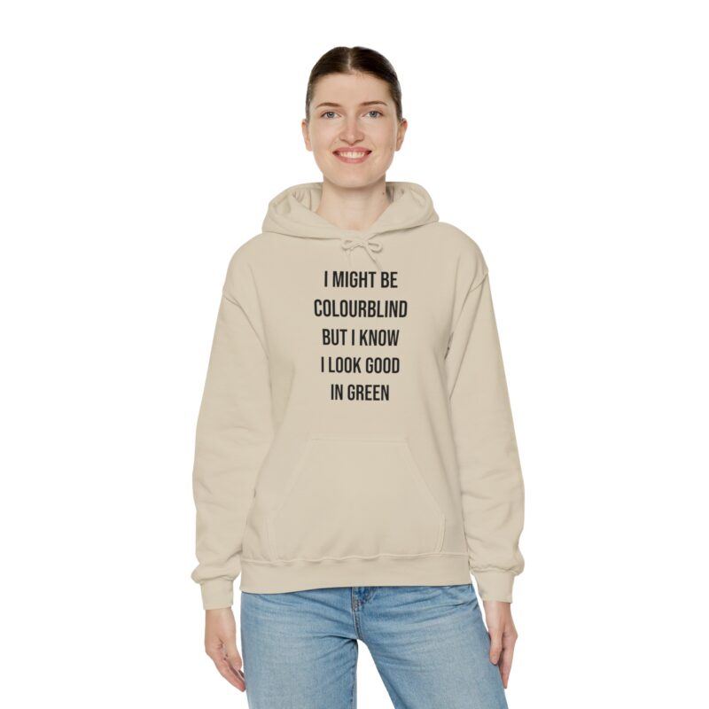 Colourblind Funny Graphic Meme Hoodie - Image 34