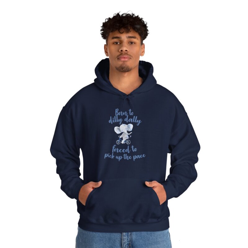 Born to Dilly Dally Retro Graphic Meme Hoodie - Image 124