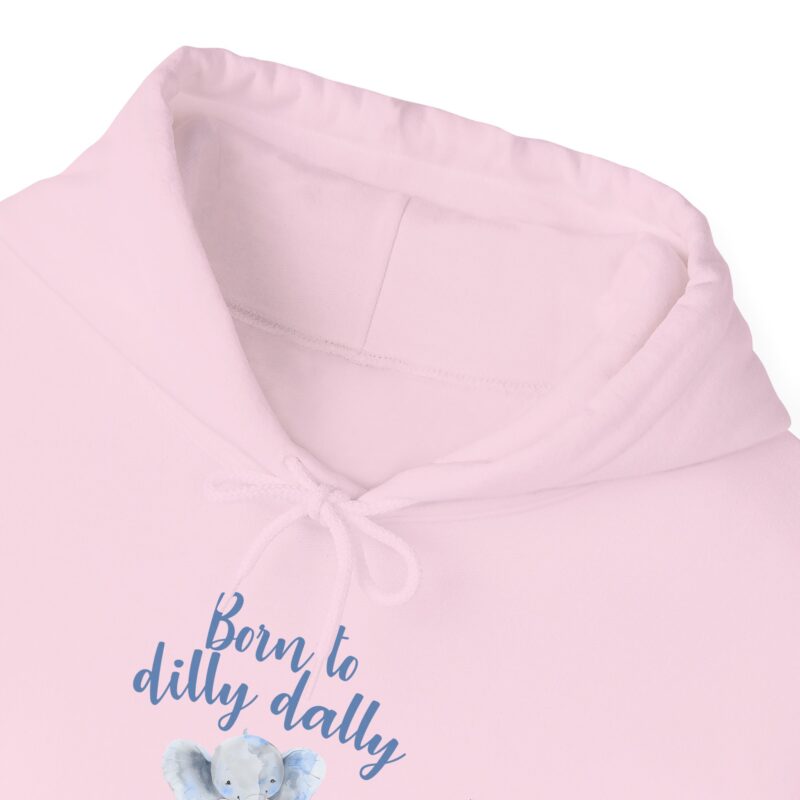 Born to Dilly Dally Retro Graphic Meme Hoodie - Image 135