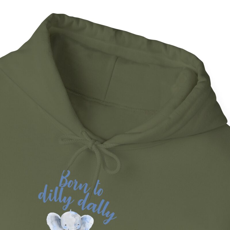 Born to Dilly Dally Retro Graphic Meme Hoodie - Image 57