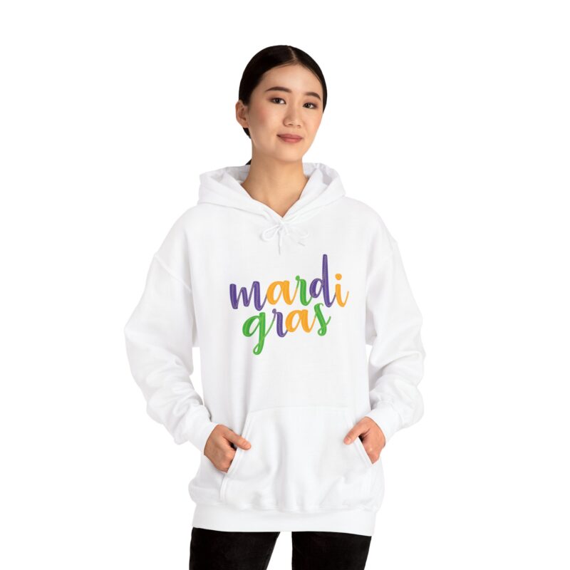 Retro Mardi Gras Carnival Hoodie - Image 6